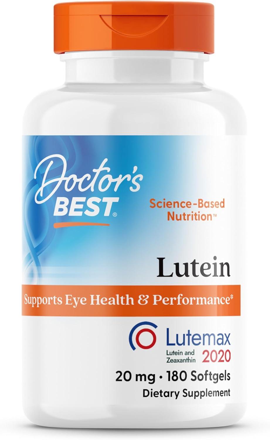 Best Eye Health – Doctors Best Lutein, 20 mg Softgels Review
