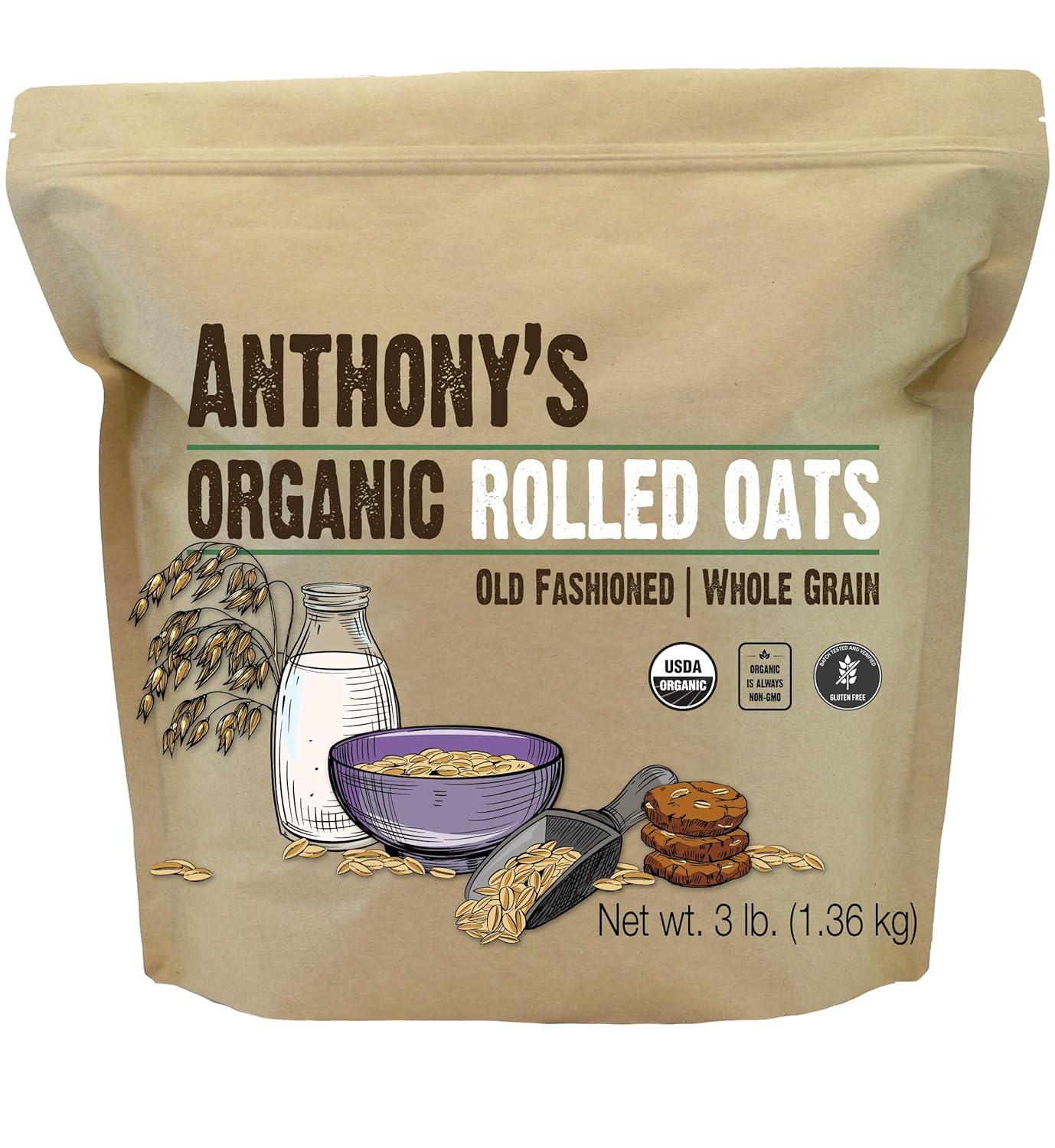 Best Oats – Anthony’s Organic Rolled Oats, Gluten Free Review