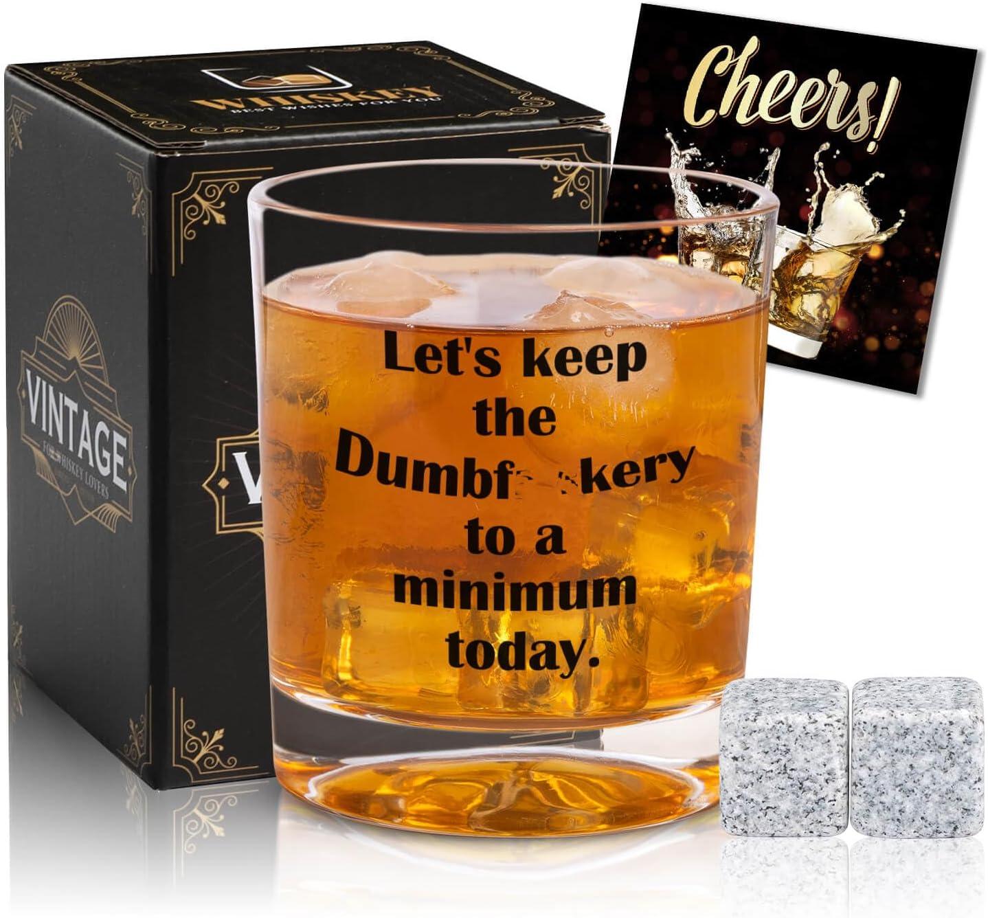 Best Whiskey Glasses – Ithmahco Funny Whiskey Gifts for Men Review