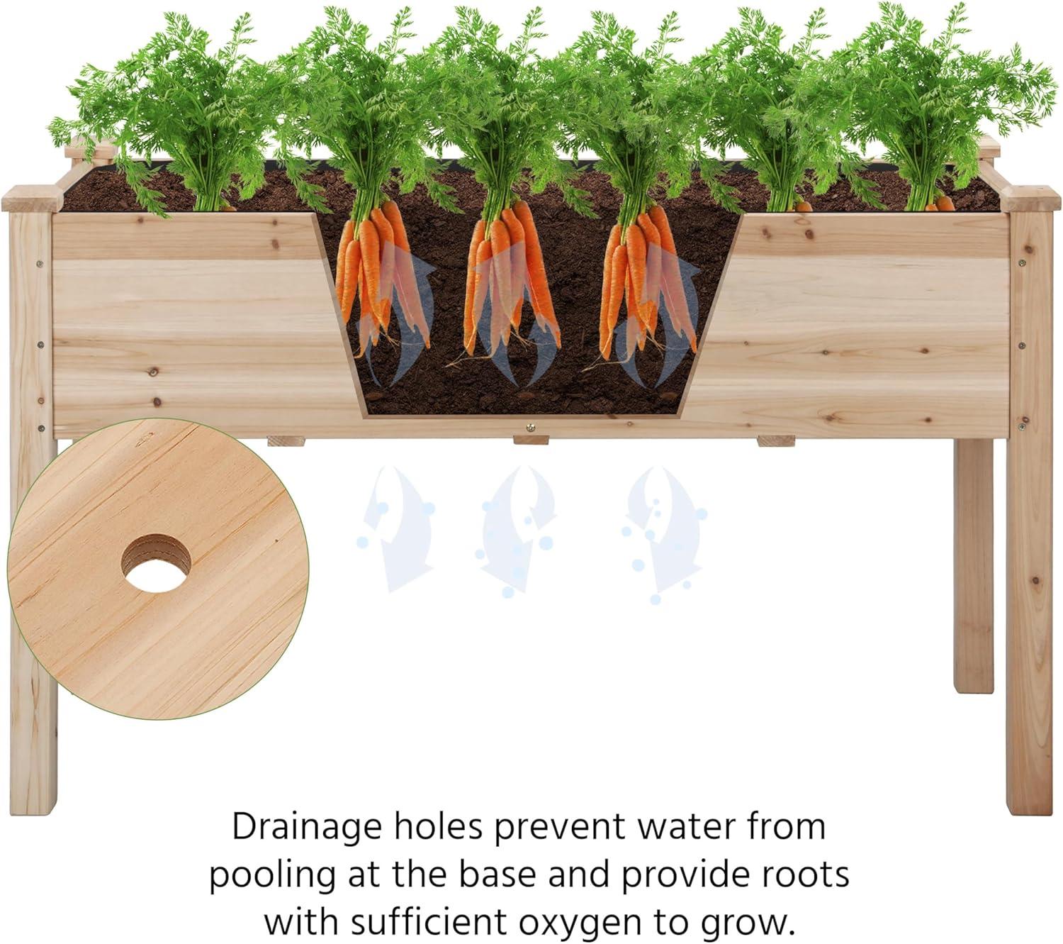 Best Garden Bed – Yaheetech 1pc Raised Wooden Horticulture Planter Review