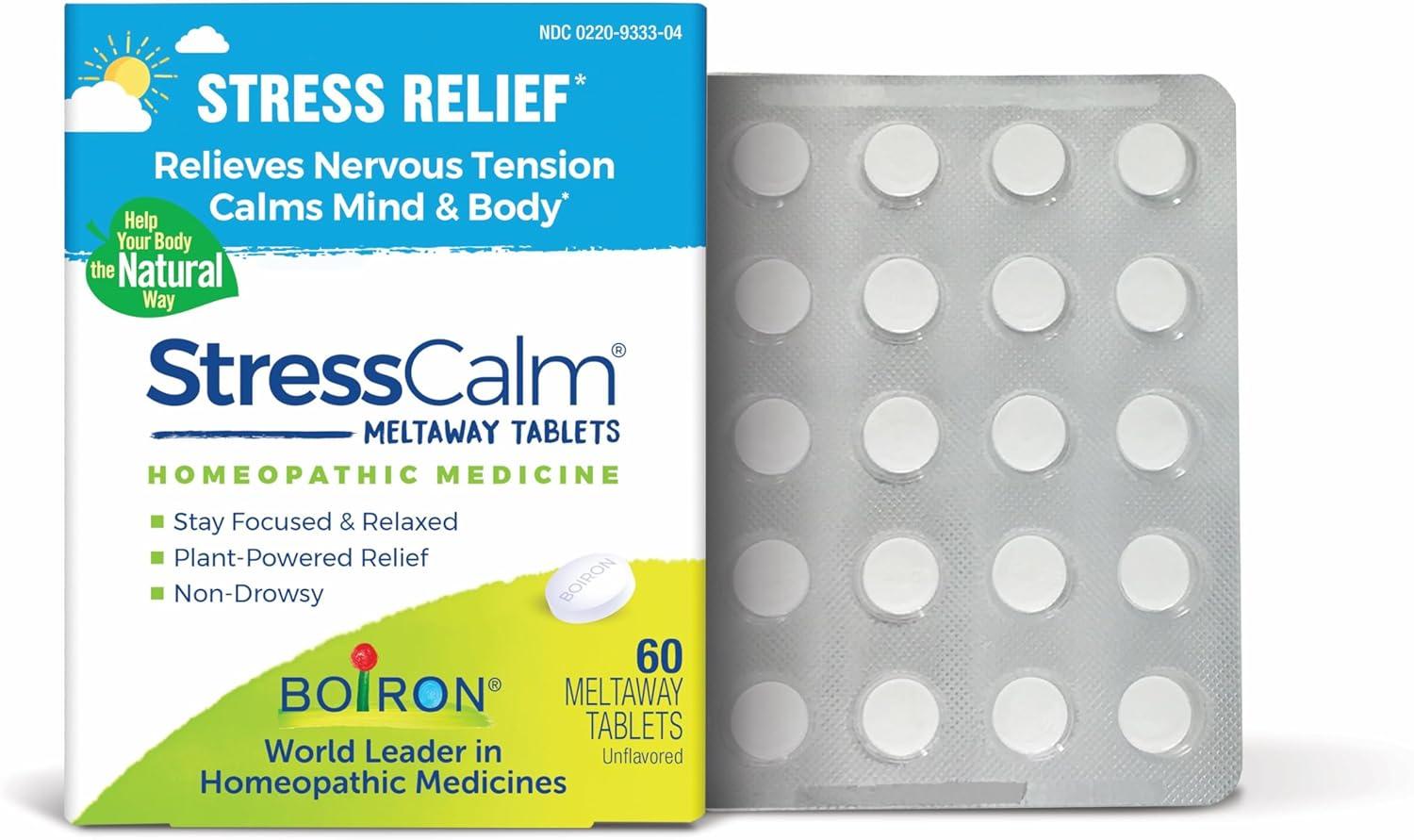 Best Stress Relief – Boiron StressCalm Tablets – 60 Count Review