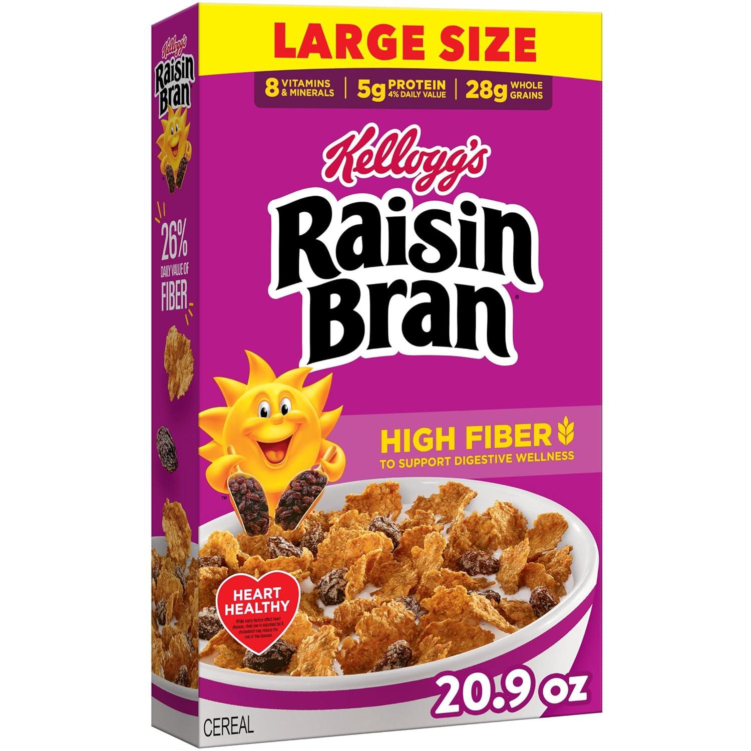 Best Cereal – Kellogg’s Raisin Bran Breakfast Cereal Review