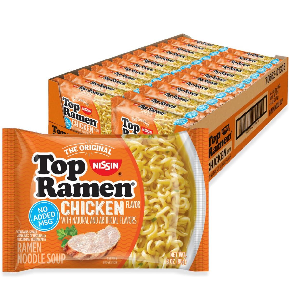 Best Instant Noodles – Nissin Top Ramen Chicken 3 Ounce Review