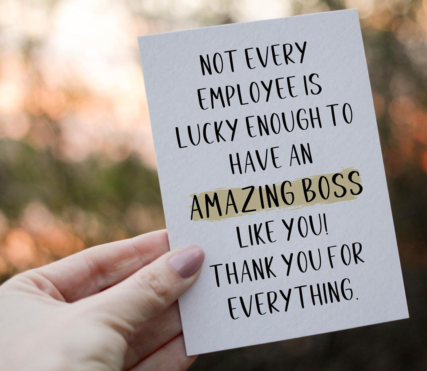 Best Gift Card – Boss Appreciation Card for Any Occasion Review