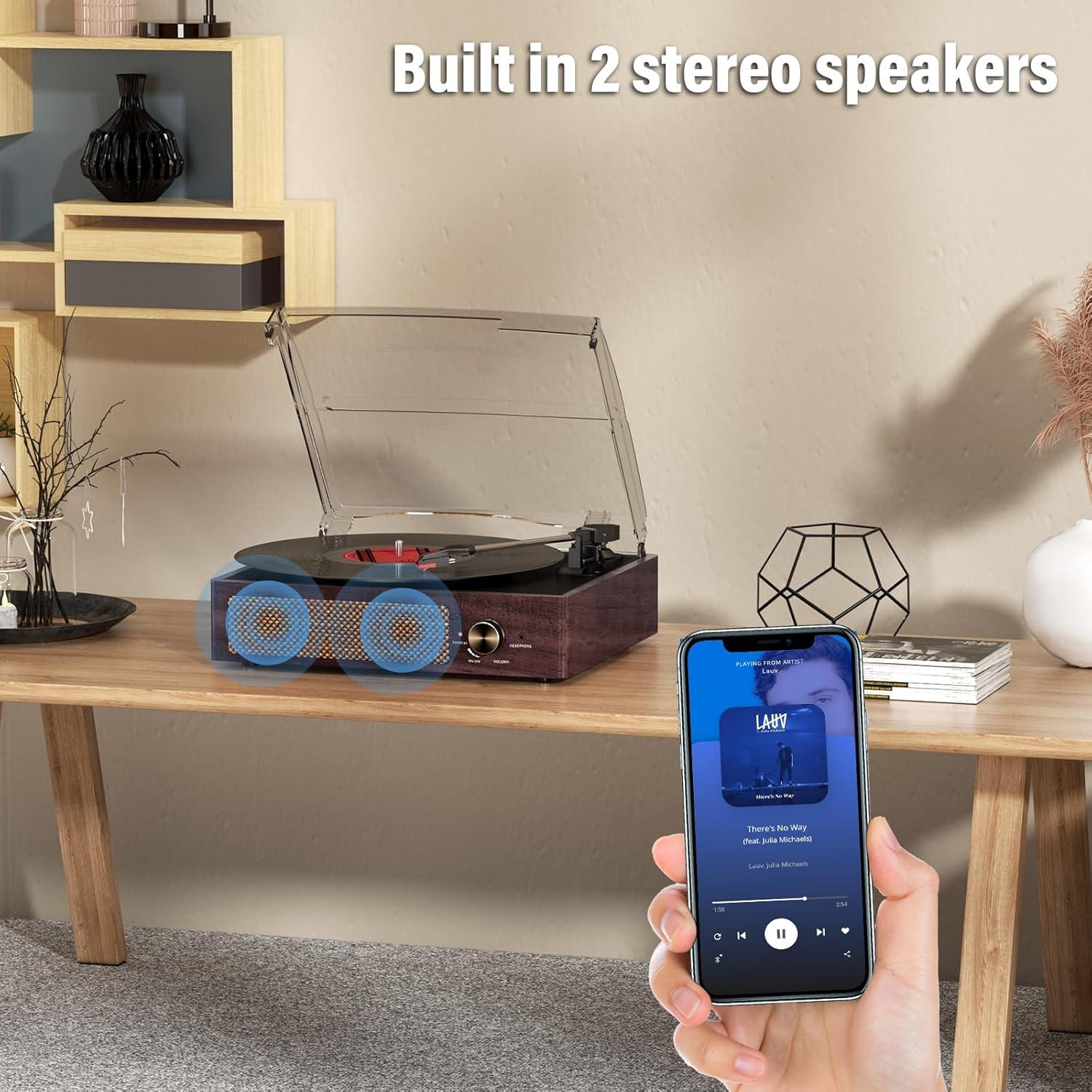 Best Electronics – Vinyl Record Player Turntable with Bluetooth Review