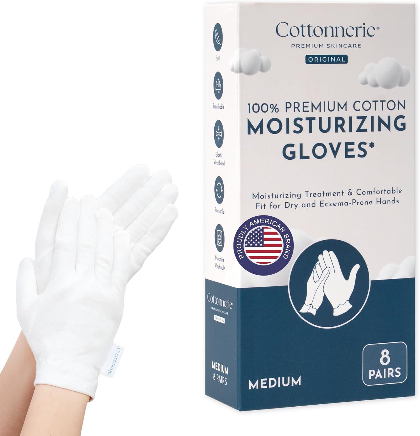 Best Moisturizing Gloves – 8 Pairs Cottonnerie Cotton Gloves Review
