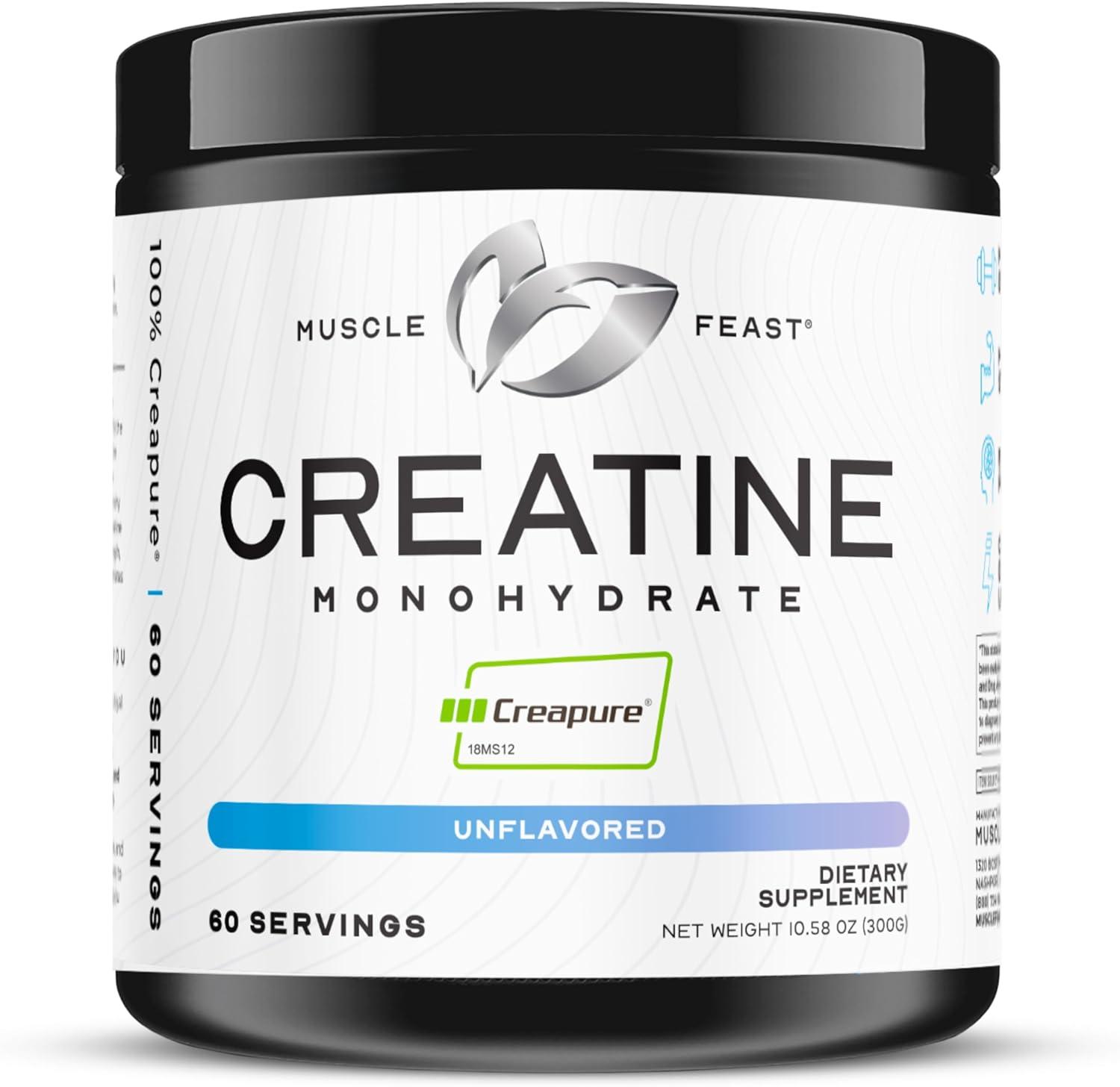 Best Creatine Powder – Muscle Feast Creapure Creatine Monohydrate Review