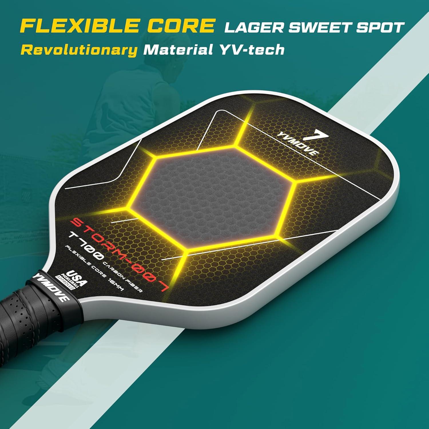 Best Pickleball Paddle – T700 Carbon Fiber Racket for Spin & Control Review