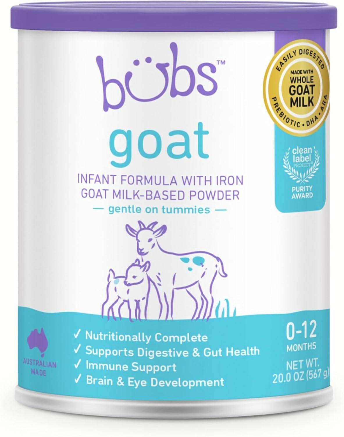 Best Goat Milk Formula – Bubs Whole Goat Milk Infant Powder Review